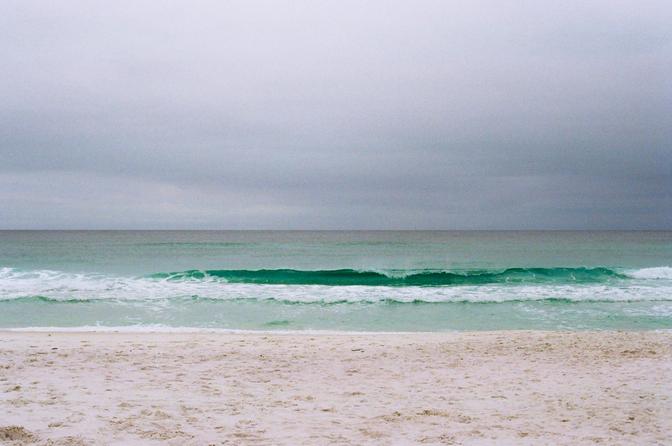 Destin beach with sand